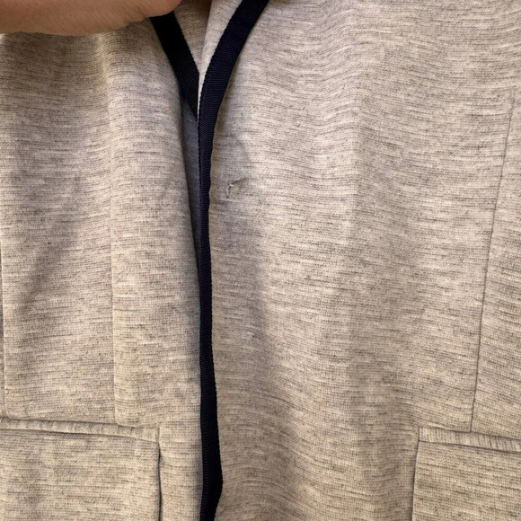 Ellen Tracy Company French Long Sleeve Jacket Gray Size Small Blue - Picture 5 of 7